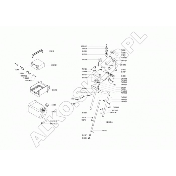 Zębatka traktorka Comfort T 750 nr 51400930