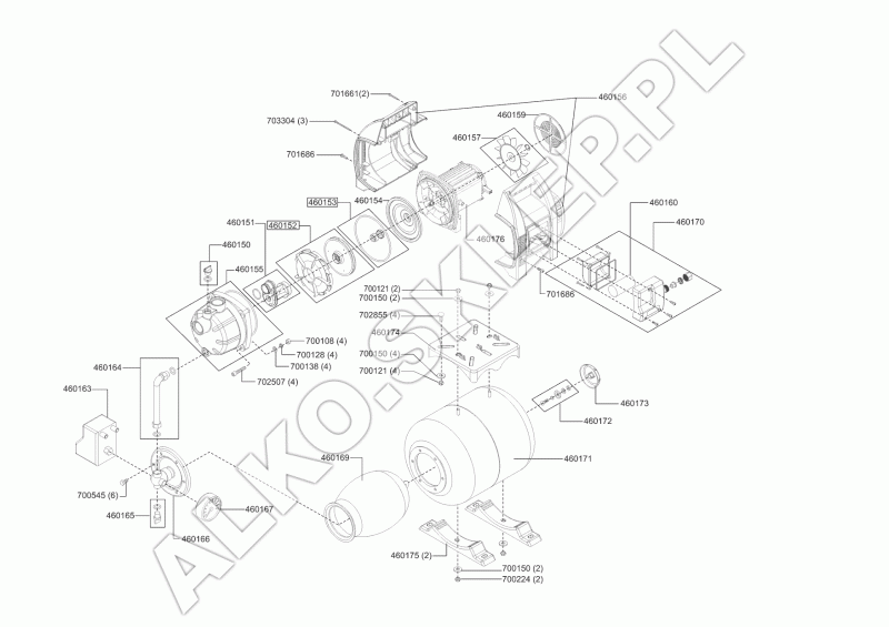 HW 801/1001 - RURKA ŁĄCZĄCA KPL nr 460164