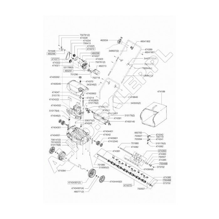 Silnik wertykulatora Comfort 38 E Combi Care nr 462213