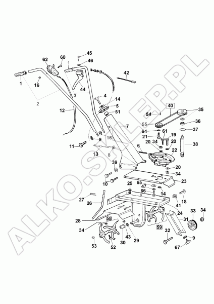 Linka sprzęgła nr 411759