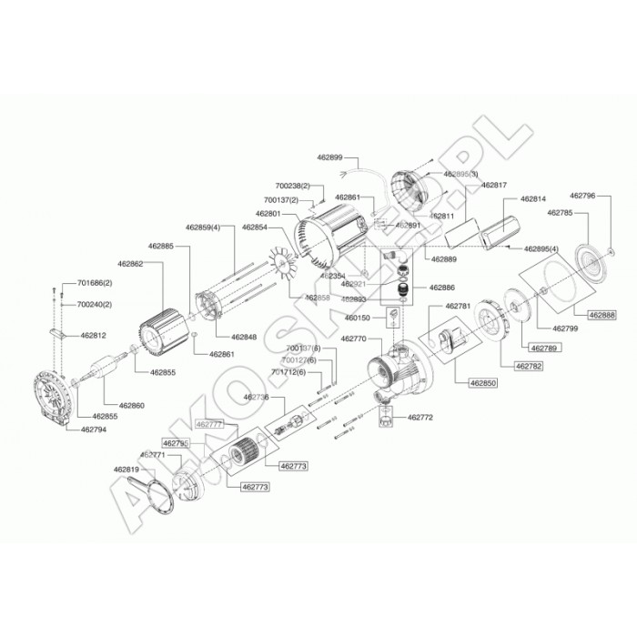 Uszczelnienie mechaniczne JET F 1000 nr 462888