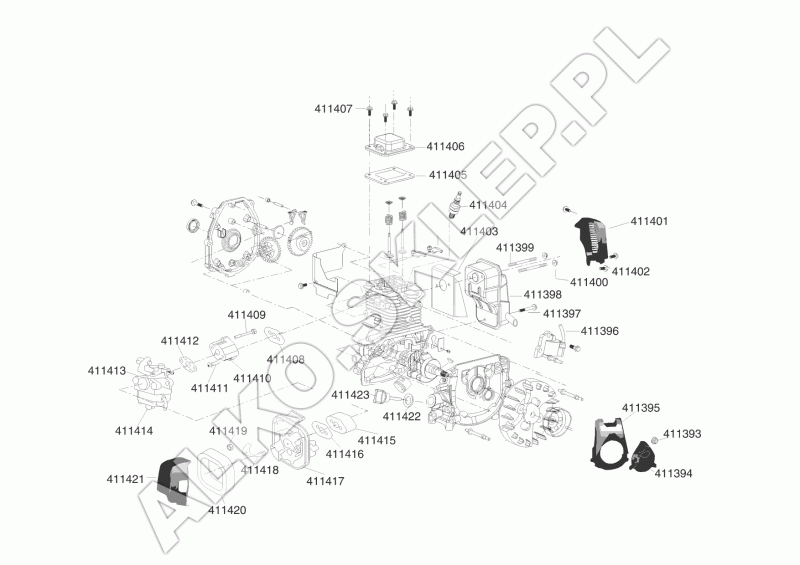 MODUŁ ZAPŁONU - 144F 38VLB, 38P nr 411396