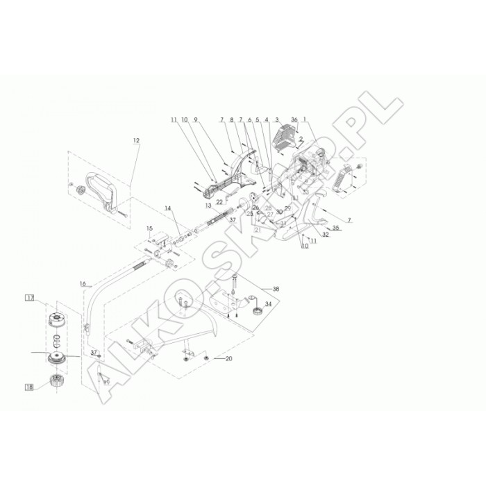 FRS 251 - DŹWIGNIA GAZU nr 410505