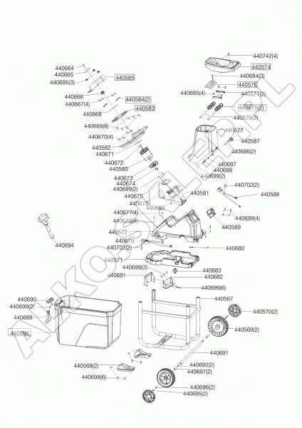 LH 2800 - ELEMENT KOMINA nr 440573