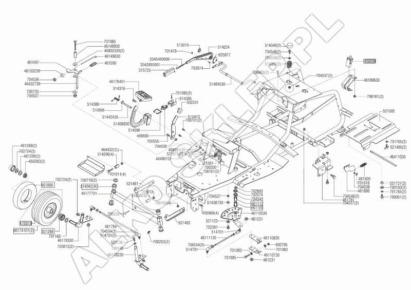 T 15-102 HDE-PÓŁKSIĘŻYC ZĘBATY KIER. nr 46110530