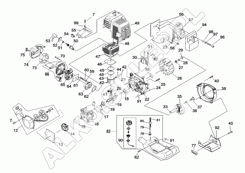 MS 4300 - CYLINDER nr 412524 (nr 411735)