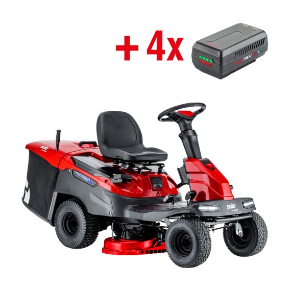 Traktor E-RIDER solo by AL-KO R 74.1 Li 36V (zestaw)
