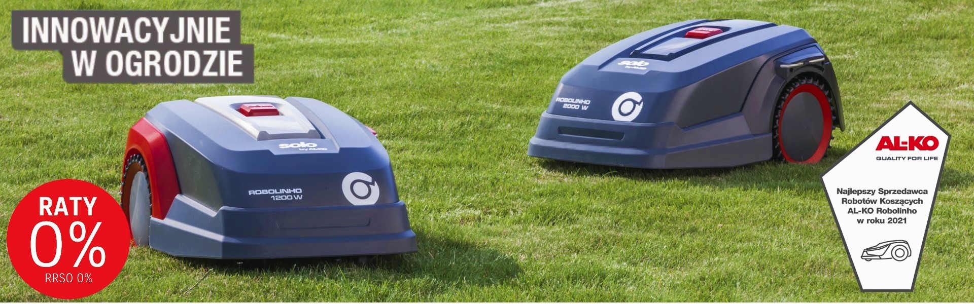 Roboty koszące Robolinho